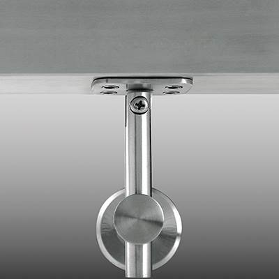 Square stainless steel handrail